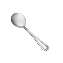 product of CAC China 3008-04 Black Pearl Soup Bouillon Spoon, 6-1/8", Heavy, 18/0 Stainless Steel - 1 Dozen