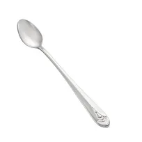 product of CAC China 8001-02 Iced Tea Spoon, 7-3/8" Length, Heavy Weight, 18/8 Stainless Steel - 1 Dozen