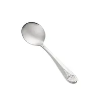 product of CAC China 8001-04 Royal Bouillon Spoon, 5-7/8" Length, Heavy Weight, 18/8 Stainless Steel - 1 Dozen