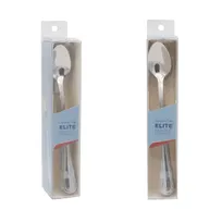 product of CAC China 8102-02 Elite CPK Iced Tea Spoon, 7 3/8" Extra Heavy Duty, 18/8 Stainless Steel - 1 Dozen