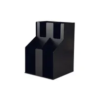 product of CAC China ACO2-2A Cup And Lid Organizer, 2-Tier, 2-Stack, Acrylic, Black, BPA Free