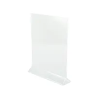 product of CAC China ACTH-118 Menu Card Holder - 8-1/2" W x 11" H Acrylic, BPA-Free, 10-12" Height, Clear Design