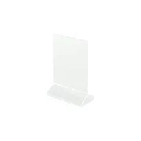 product of CAC China ACTH-64 Menu Card Holder, 4" W x 6" H Acrylic BPA-Free Tabletop Stand