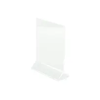 product of CAC China ACTH-75 Menu Card Holder, 5" W x 7" H Acrylic BPA-Free, Height 7"-9", Certified 29226 -