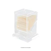product of CAC China ACTP-8 Toothpick Holder Dispenser, 3-1/4" W x 3" D x 5" H Clear Acrylic, BPA Free