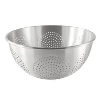 product of CAC China ALCL-12C Colander, 12 qt., Aluminum, 12-3/4" dia., Round, No Handles