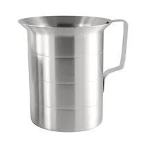 product of CAC China ALMC-40 Measuring Cup, 4 Quart (128 oz) Aluminum, Durable Lightweight Design