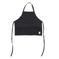 product of CAC China APBB-3K Bib Apron, Mid-Length, 3-Pocket, 65/35 Poly/Cotton, Black
