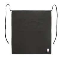 product of CAC China APBS-1K Apron, 28-1/2"W x 31"L, Waist Ties, 2 Patch Pockets, 65/35 Poly/Cotton, Black