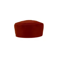 product of CAC China APHT-1RL Chef's Pride Pillbox Beanie Hat, 3-1/2" Height, L/XL, Red