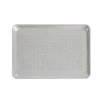 product of CAC China ASHP-1318P Half-Size Sheet Pan, 18"L x 13"W, Perforated, 20 Gauge, Aluminum