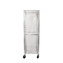 product of CAC China ASPR-20CV Bun Pan Rack Cover for 20-Tier Aluminum Sheet Pan Rack, Black/Cherry Finish