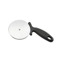 product of CAC China B15PZ-4K Pizza Cutter - 4" Diameter, Black Plastic Handle, Precision Blade