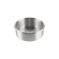 product of CAC China B1CP-083 8" X 3" Round Aluminum Cake Pan for Baking, Professional Grade
