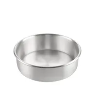 product of CAC China B1CP-103 Professional Round Cake Pan, 10" Diameter x 3" Height, Heavy-Gauge Aluminum Baking Pan