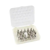 product of CAC China B7DT-26 Decorating Tip Set, 26 Pieces, Stainless Steel - Set