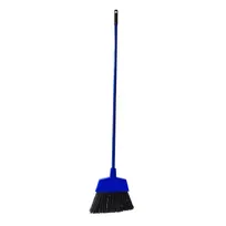 product of CAC China BRM1-55F Lobby Broom, 55" Flagged Bristles, Angled Head, Black/Cherry Finish