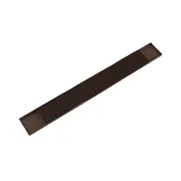 product of CAC China BRMT-27BN Bar Drink Rail Mat, 27"L x 3-1/4"W, Brown, Plastic, BPA Free, NSF