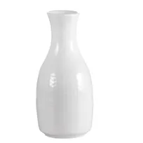 product of CAC China BST-BV - Boston Bud Vase 1"-1/4" L x 2" W x 5"-1/4" H, White Porcelain, Oven Safe - 1 Dozen