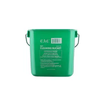 product of CAC China BTCL-3G - 3 Quart Green Plastic Bucket, HAACP Color-Coded, English French Spanish Labels