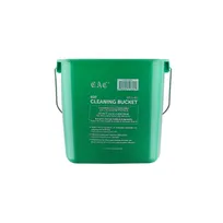 product of CAC China BTCL-6G 6-Quart Green Plastic Bucket, Color-Coded with Graduations, English Spanish French
