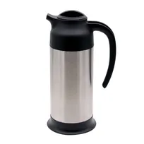 product of CAC China BVCS-24 Vacuum Insulated Creamer Pitcher, 24oz Stainless Steel, 20-29oz Capacity, Silver