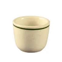 product of CAC China CES-45 Emerald Tea Cup, 4.5 oz, 2-7/8" Dia x 2-1/4" H, Ceramic, Rim Finish - 1 Dozen