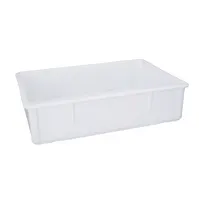 product of CAC China DBBK-6H Pizza Dough Box & Proofing Pan, 25-1/2"L x 17-1/2"W x 6"H Plastic, 6" Height