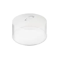 product of CAC China DCSC-13 Clear Plastic Cake Cover, 12" Diameter, Round, for 13" Dia. Cake Stand