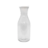 product of CAC China DCTL-16 Decanter Carafe, 1.6 Qt (35-59 oz) Clear Plastic Beverage Dispenser with Cover, NSF Certified