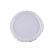 product of CAC China FS3R-1282CV-W Food Storage Container Cover, Round, 12-22 qt, White, Polypropylene, BPA Free