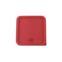product of CAC China FSSQ-68CV-R Food Storage Container Cover, Square, Polypropylene, Red, for 6 & 8 qt