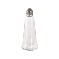 product of CAC China G7TK-1S - 1 Oz Salt Pepper Shaker Lead-Free Glass Jar with Stainless Steel Top - 1 Dozen