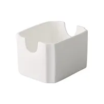 product of CAC China GDC-HSP - Sugar Packet Holder, 3"-3/8" L x 2"-3/4" W x 2"-3/8" H, White Porcelain - 1 Dozen
