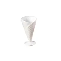 product of CAC China ICE-8 - 8 oz Porcelain Ice Cream Cup, 4"x3"x6.5" White, Microwave Safe - 1 Dozen