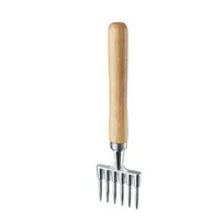 product of CAC China ICPR-6 Ice Chipper, 8-3/4"L, 6-pt., Cast Aluminum, Wood Handle