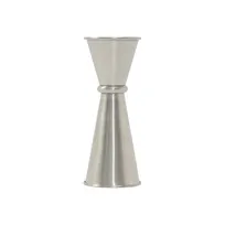 product of CAC China JGS1-1125 Japanese-Style Jigger, 1 oz. x 1-1/4 oz., Rolled Edge, Stainless Steel