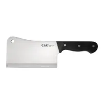 product of CAC China KACH-70 Asian Cleaver Knife, 7" High-Carbon Steel Blade, Black Handle
