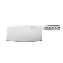 product of CAC China KCCS-84 Cleaver Knife, 8" Stainless Steel Handle, Stainless Steel Blade