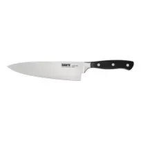 product of CAC China KFCC-85 Scharfe Chef Knife 8-1/2" Forged Full Tang, High-Carbon Steel, Black Handle