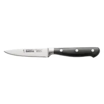 product of CAC China KFPC-G35 Schnell Paring Knife, 3-1/2" Blade, German High-Carbon Steel, Black Handle