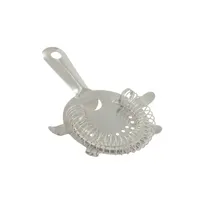 product of CAC China KUHW-4 Hawthorne Strainer, 4-Prong Perforated Stainless Steel