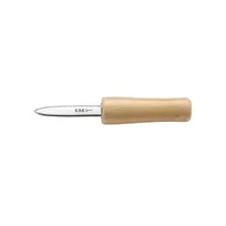 product of CAC China KWOC-278 Oyster Clam Knife, 2-7/8", Pointed Tip, Wooden Handle