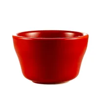 product of CAC China LV-4-R - 7.25 oz Las Vegas Bowl, 4" Dia x 2.5" H Ceramic Red, Dishwasher Safe - 1 Dozen