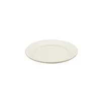 product of CAC China MLDRE-6 Dwight Round Plate, 6.5" x 6.5" x 0.75" Rolled Edge, Melamine, Ivory - 1 Dozen