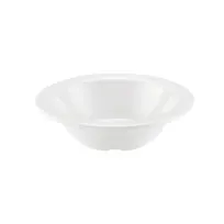 product of CAC China MLNC-11 Maxwell Fruit Dish, 5 oz (4-3/4" Dia.), White Melamine, Dishwasher Safe - 1 Dozen