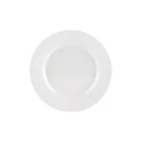 product of CAC China MLRN-7 Maxwell Plate, 7-1/8" Round Rolled Edge, White Melamine, Dishwasher Safe - 1 Dozen
