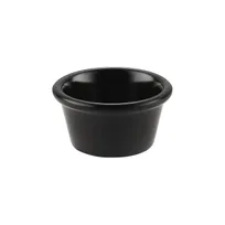 product of CAC China MRKF-2-BLK - 2 oz Black Melamine Ramekin, 2-7/8" Diameter, Break-Resistant - 1 Dozen