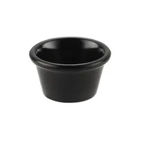 product of CAC China MRKF-3-BLK - 3 oz Black Melamine Ramekin, 3-1/8" Dia, Dishwasher Safe - 1 Dozen