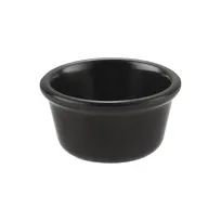 product of CAC China MRKF-4-BLK - 4 oz Ramekin, 3.25" Dia, Melamine, Black, Dishwasher Safe - 1 Dozen